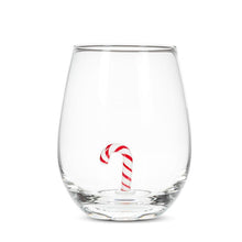 Load image into Gallery viewer, Festive Stemless Wine Glasses