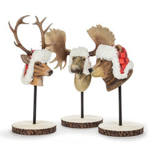 Load image into Gallery viewer, Winter Moose Head with Hat