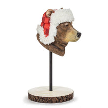 Load image into Gallery viewer, Winter Bear Head with Hat