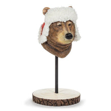 Load image into Gallery viewer, Winter Bear Head with Hat