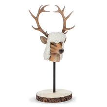 Load image into Gallery viewer, Winter Deer Head with Hat