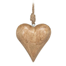 Load image into Gallery viewer, Wood Heart Ornament