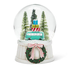 Load image into Gallery viewer, Holiday Bus LED Snow Globe