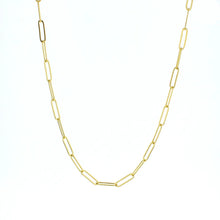 Load image into Gallery viewer, Large Paperclip Charm Necklace