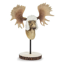 Load image into Gallery viewer, Winter Moose Head with Hat