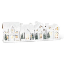 Load image into Gallery viewer, Small Snowy House with LED Lights