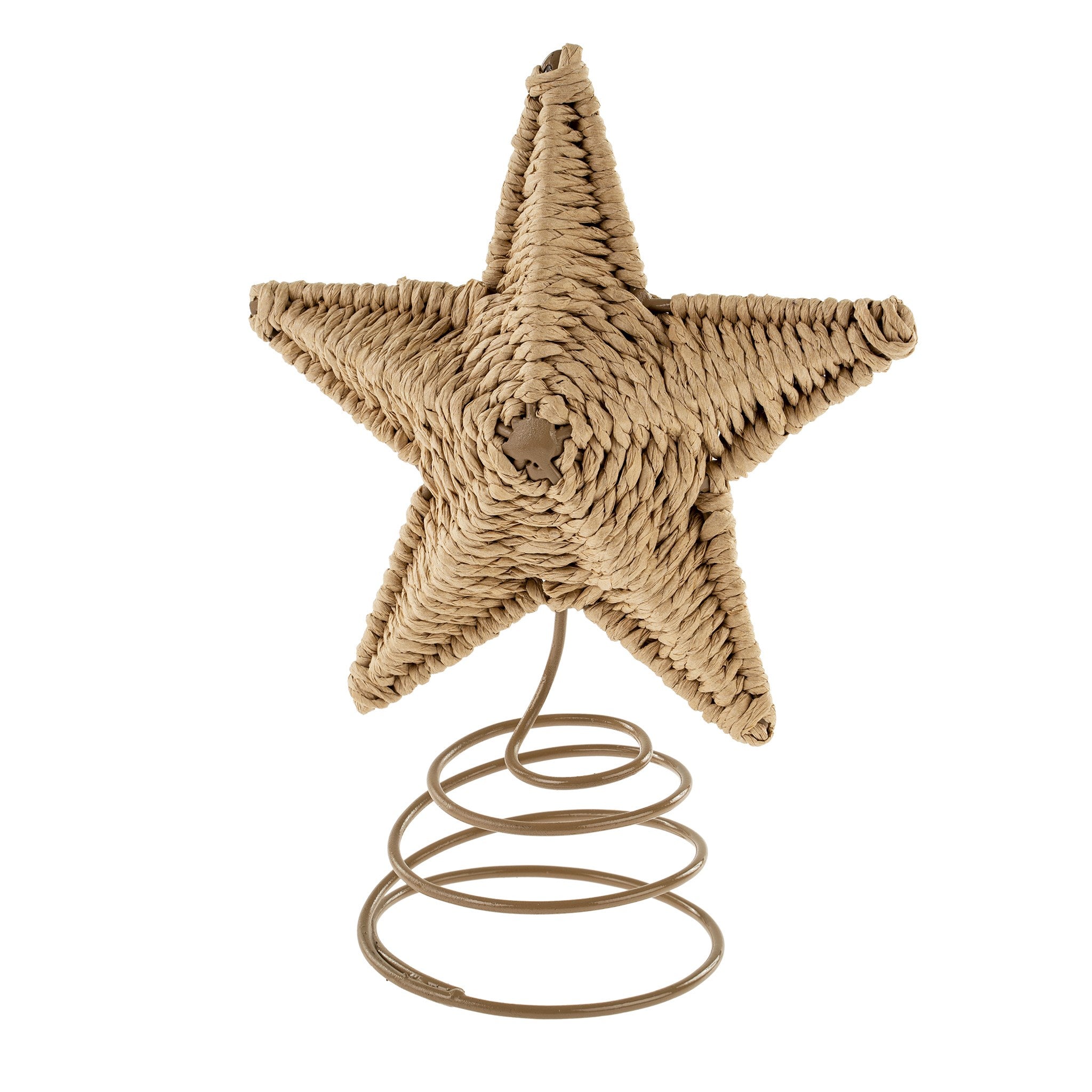 Woven Star Tree Topper Words On WoodWhitby