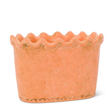 Load image into Gallery viewer, Planters- Ruffled Cement