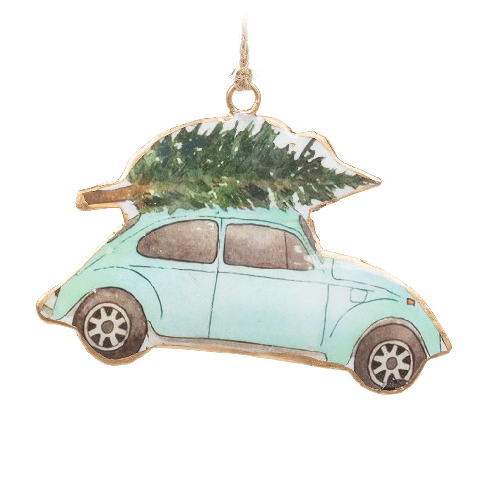 Beetle with Tree Ornament Words On WoodWhitby