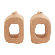 Load image into Gallery viewer, Terrcotta Bookend Vases