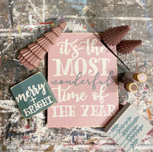 Load image into Gallery viewer, Holiday Wine and Sign