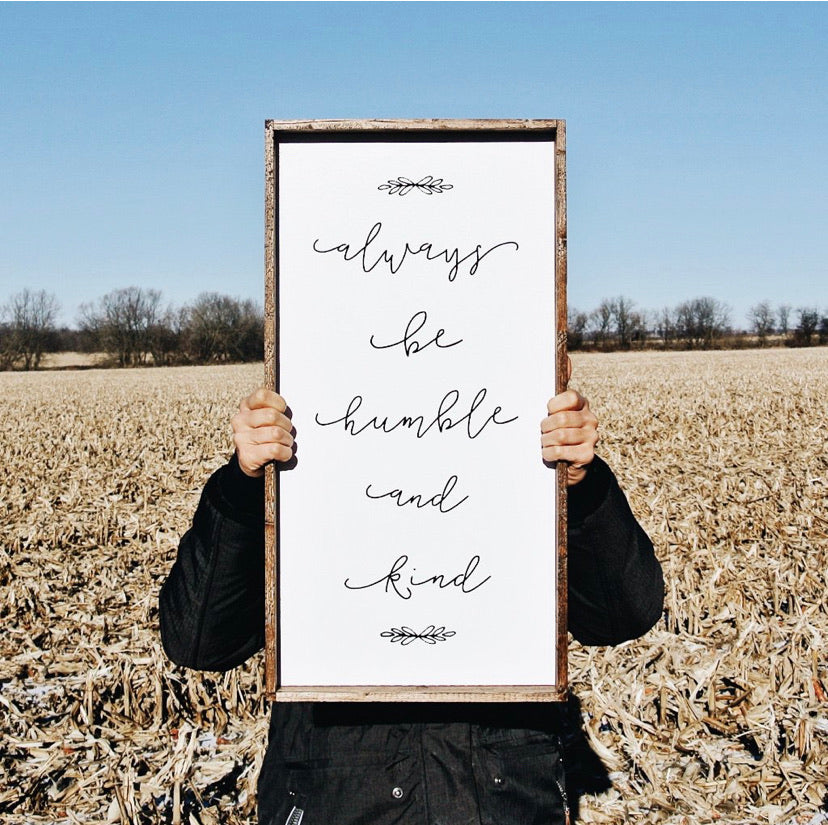 Ready Made Wood Sign Always stay Words On WoodWhitby