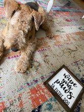 Load image into Gallery viewer, Wipe Your Paws Framed Sign