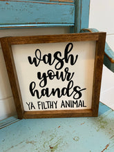 Load image into Gallery viewer, Wash Your Hands Framed Sign