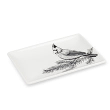 Load image into Gallery viewer, Winter Birds Rectangle Tray