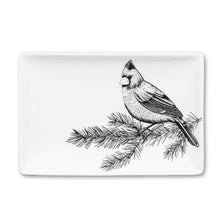 Load image into Gallery viewer, Winter Birds Rectangle Tray