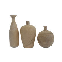 Load image into Gallery viewer, Paulownia Wood Vases