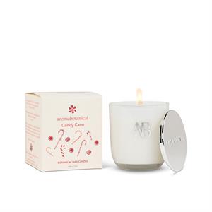 Small Candy Cane Candle