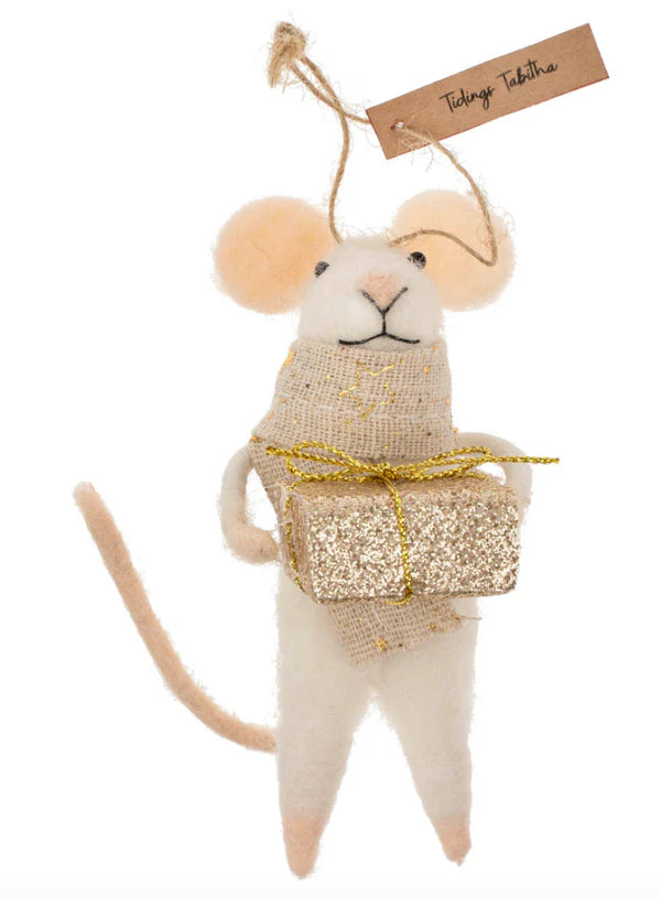 Tidings Tabitha Mouse Ornament