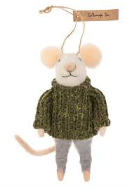 Turtleneck Tim Mouse Ornament