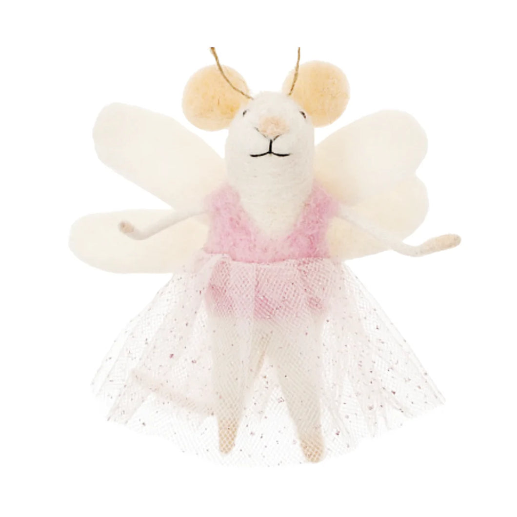 Sugarplum Fairy Mouse Ornament