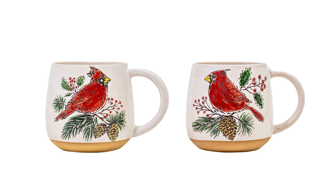 Cardinal on Branch Mug