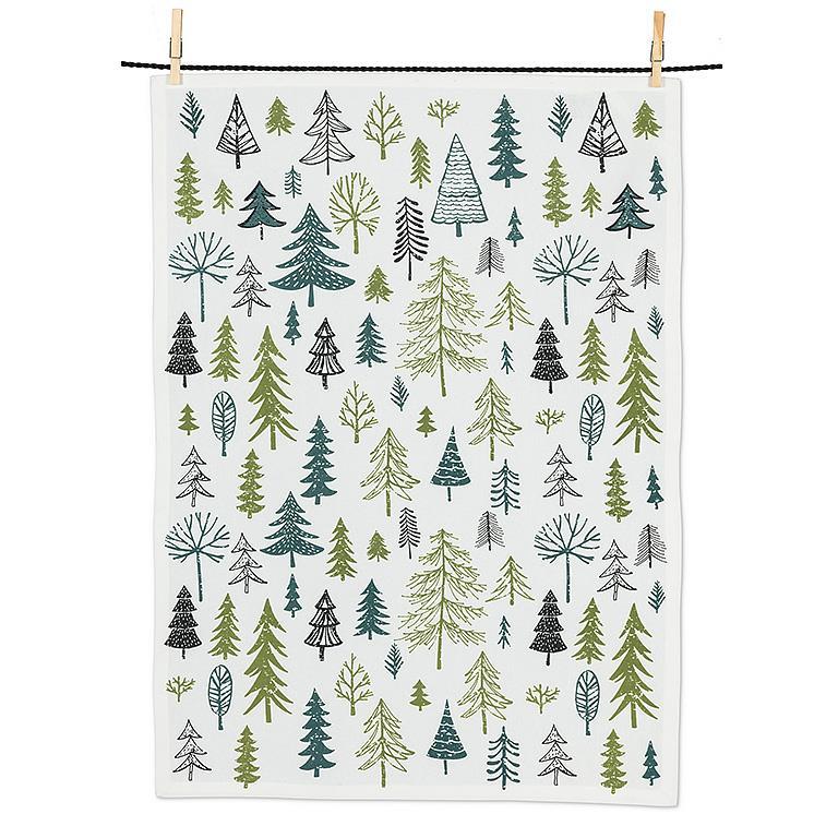 Allover Trees Tea Towels