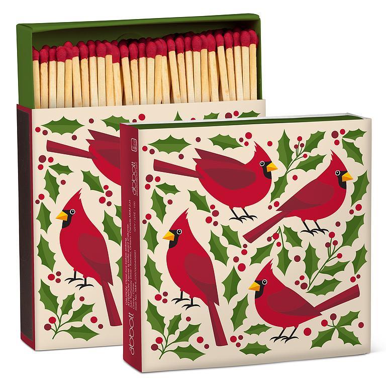 Cardinals and Holly Square Matches
