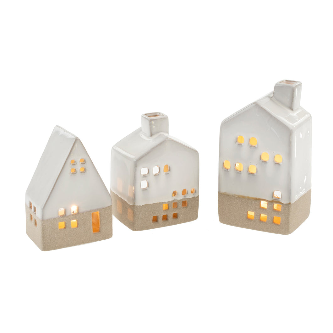 Ceramic Tealight Houses