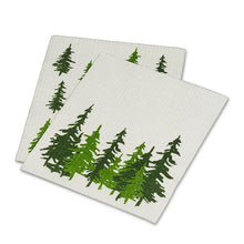 Load image into Gallery viewer, Evergreen Forest Swedish Dishcloths
