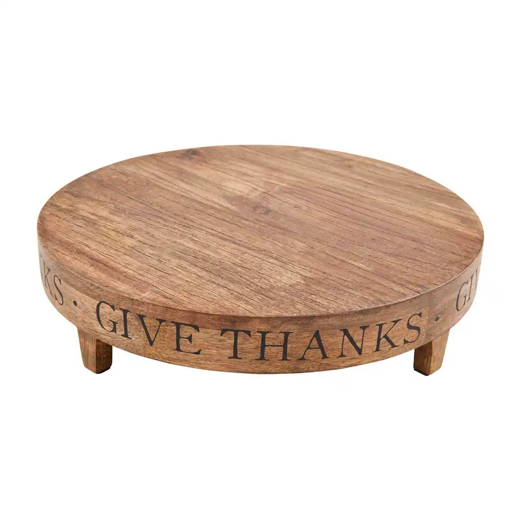 Give Thanks Wood Riser