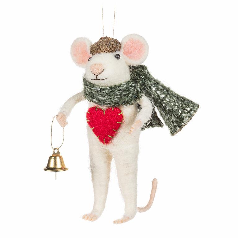 Mouse with Heart and Bell