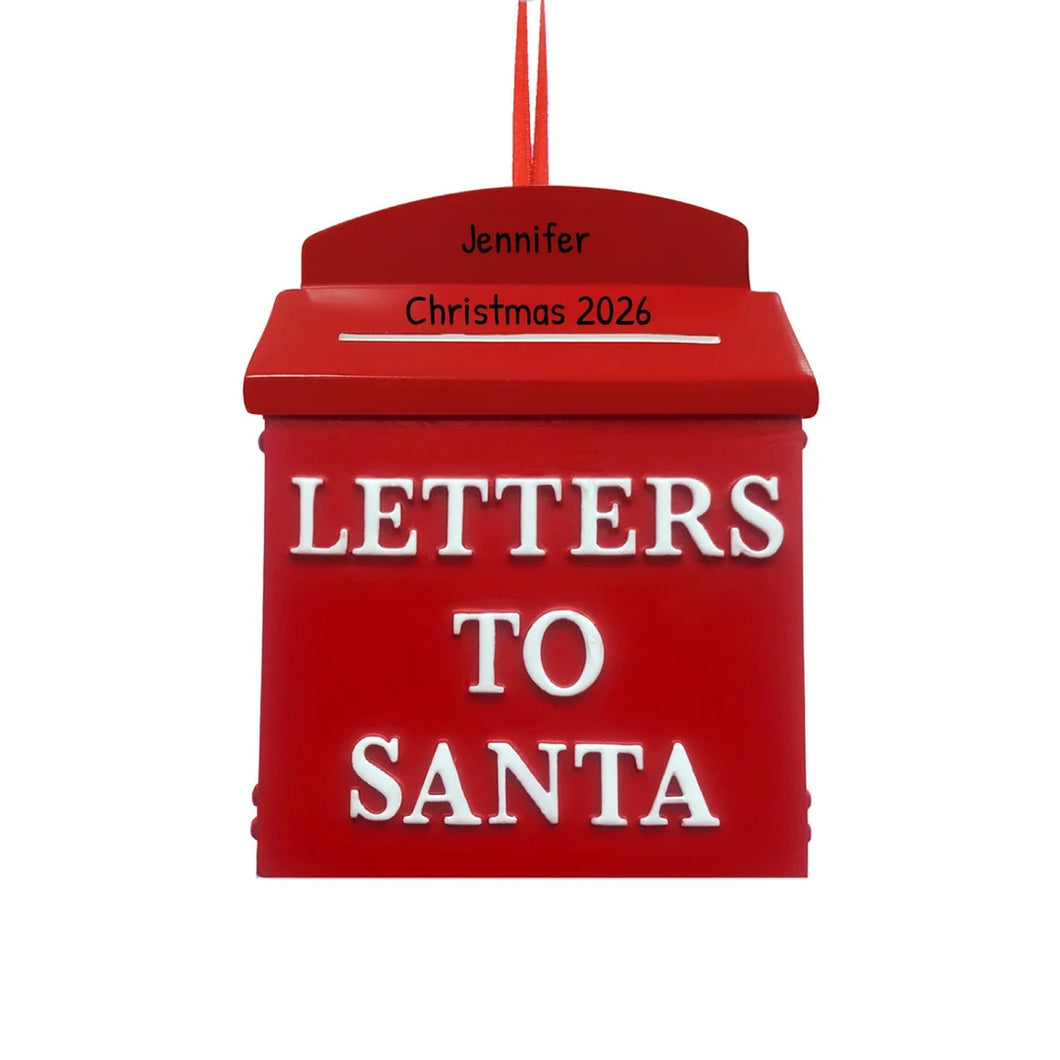 Letters To Santa Postbox ornament