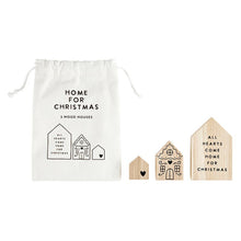 Load image into Gallery viewer, Paulownia Wood Houses - Set of 3
