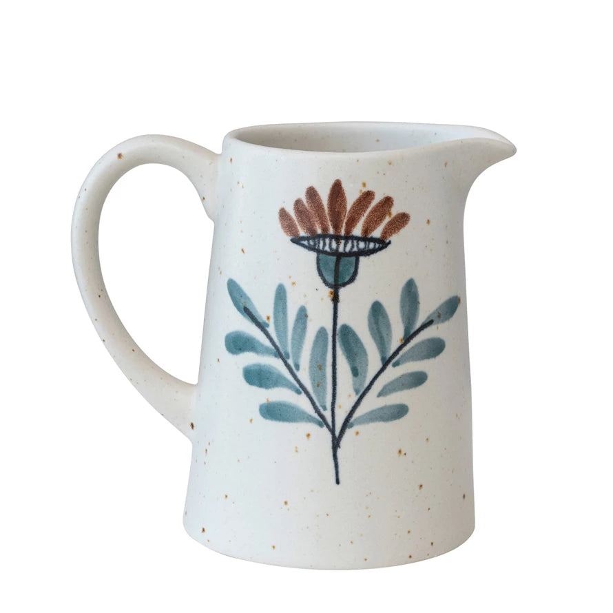 Hand-Painted Speckle Pitcher