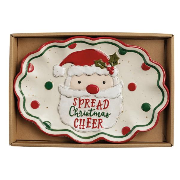Santa Christmas Sentiment Tray