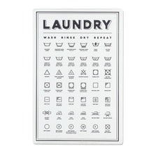 Load image into Gallery viewer, Laundry Symbols Sign
