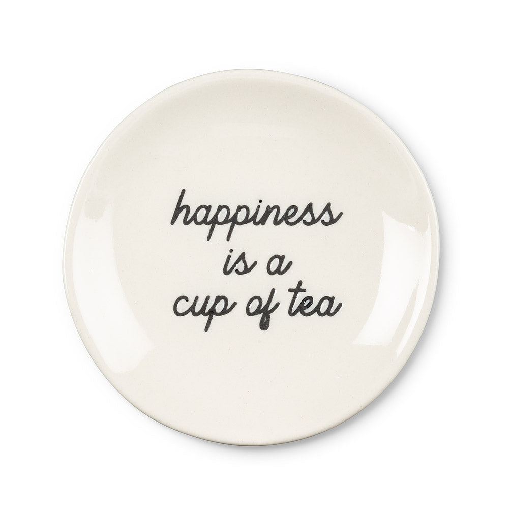 Tea Plate- Happiness is