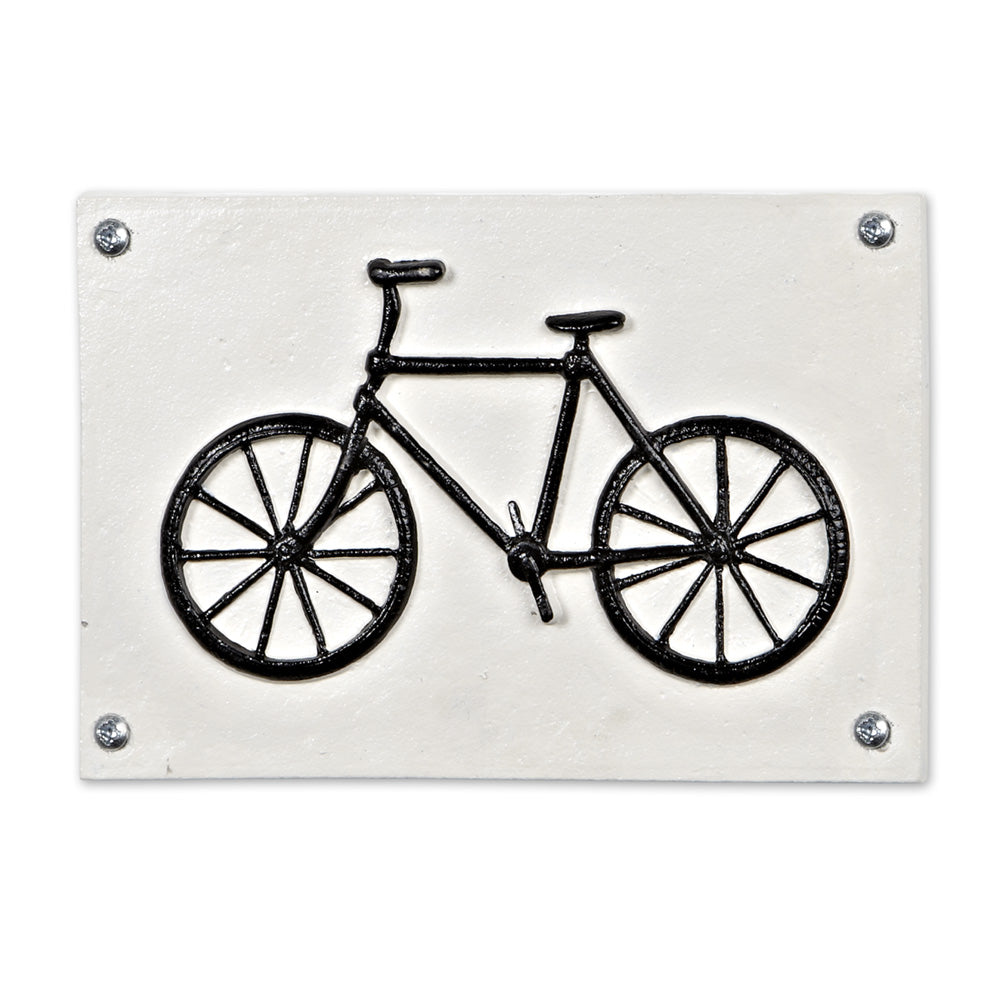 Cast Iron-Bicycle Sign