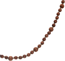 Load image into Gallery viewer, Beads- Rust Paulownia Wood
