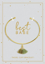 Load image into Gallery viewer, Jewelry- Tassel Cuff Bracelets
