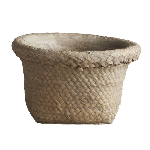 Planters- Basket weave