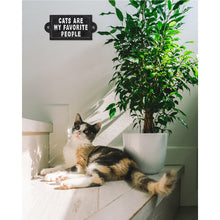 Load image into Gallery viewer, Cats are My Favourite People Cast Iron Sign
