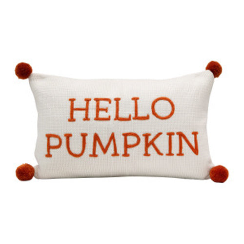 Hello Pumpkin Lumbar Pillow
