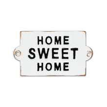 Load image into Gallery viewer, Cast Iron Sign -&quot;Home Sweet Home&quot;
