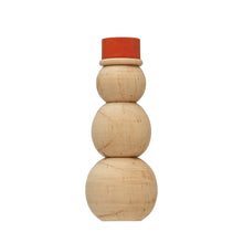 Load image into Gallery viewer, Wooden Snowman
