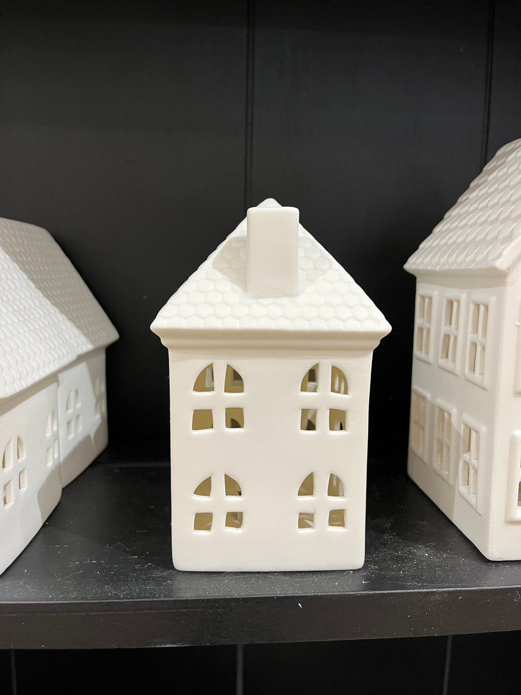 Stoneware Bisque Houses