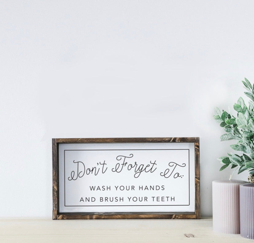 Bathroom Sign- Wash Your Hands