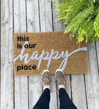 Load image into Gallery viewer, Door Mat- This is My Happy Place
