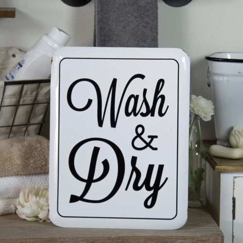 Laundry Sign- Wash and Dry
